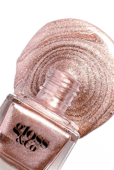 Gloss & Co - Nail Polish - Metallic Rose