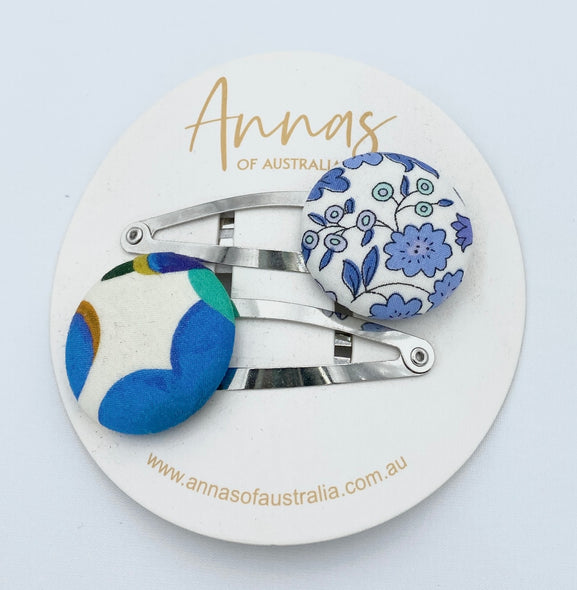 Button Hair Clip