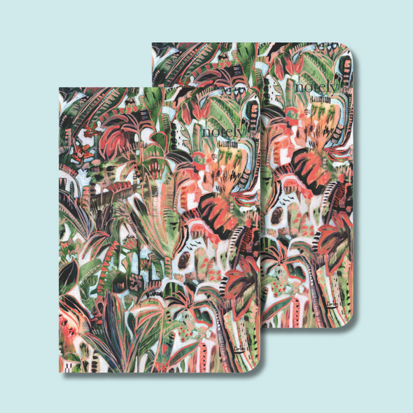 Notely - A5 - Peachy Green (set of 2)