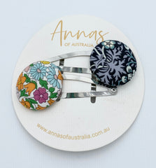 Button Hair Clip
