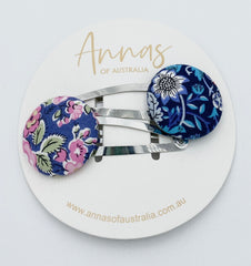 Button Hair Clip