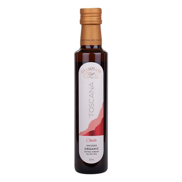 Grampians Olive Co - Extra Virgin Olive Oil - Chilli Infused - 250ml