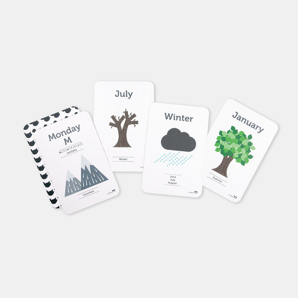 Two Little Ducklings - Days, Months & Seasons - Flash Cards