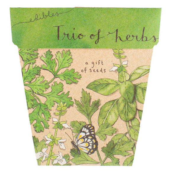 Sow n Sow - Gift of Seeds - Trio of Herbs