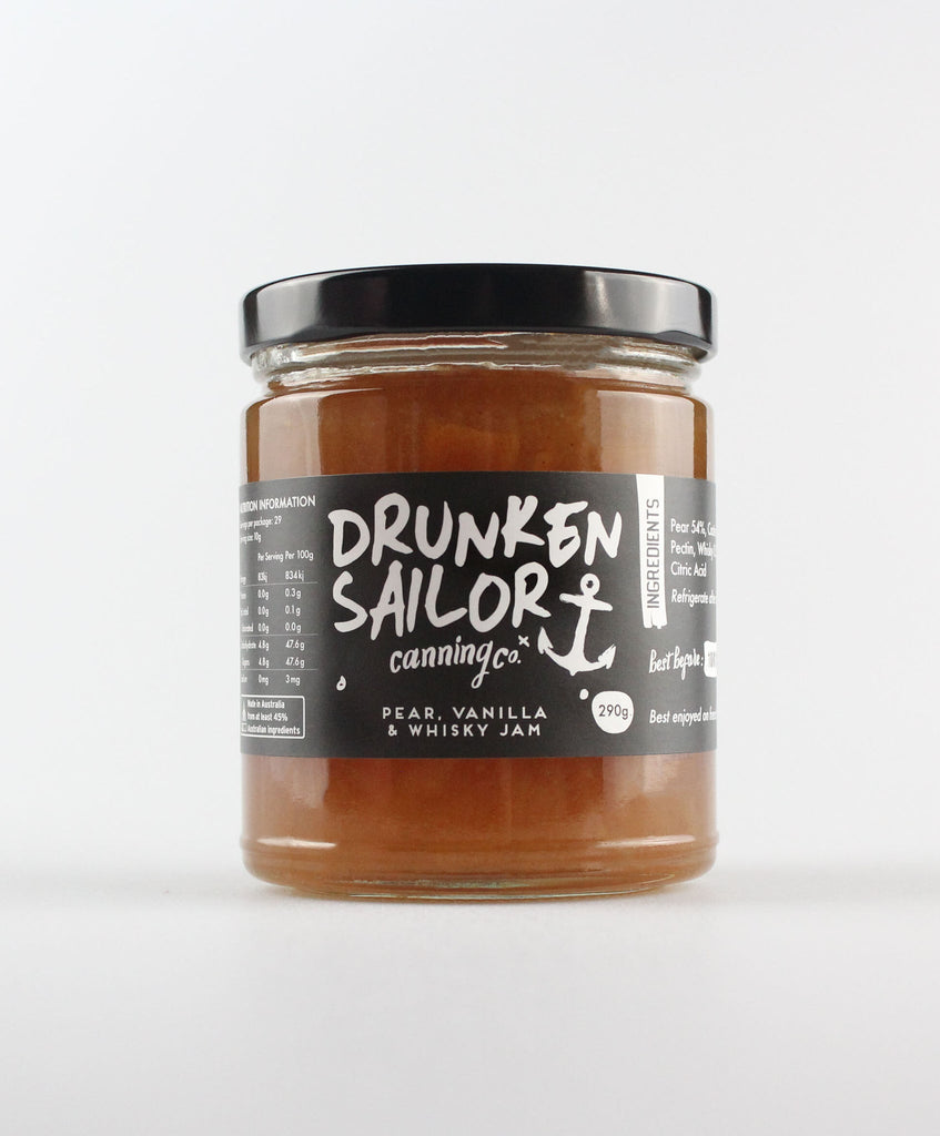 Drunken Sailor - Jam - Pear, Vanilla & Whisky - 290 gms