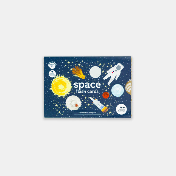 Two Little Ducklings - Space - Flash Cards