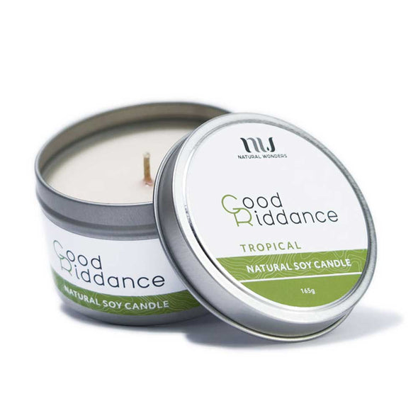 Good Riddance - Tropical Candle - Tin - 165g
