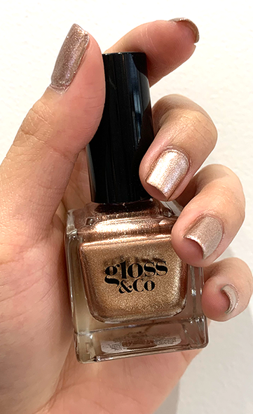 Gloss & Co - Nail Polish - Metallic Rose