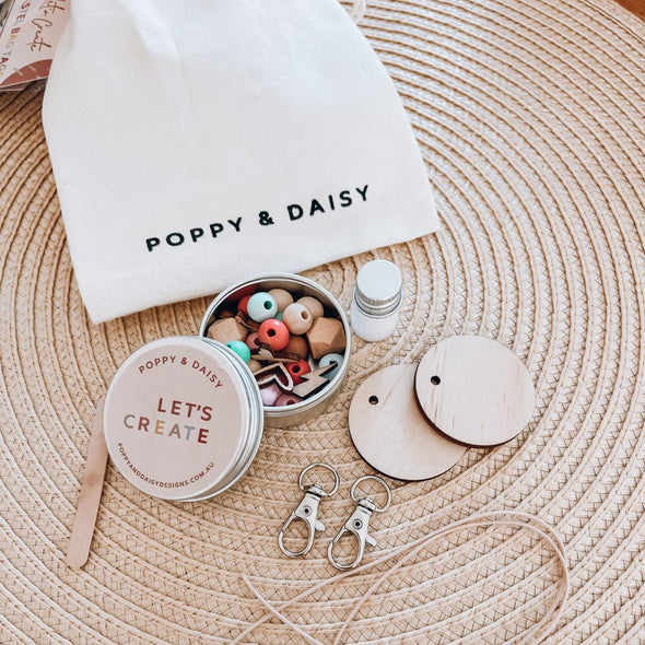 Poppy & Daisy -Pastel Bag Tags Mini