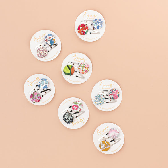 Anna's - Hair Clip -Button