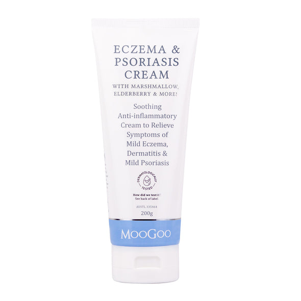 MooGoo Eczema & Psoriasis Cream with Marshmallow, Elderberry & More