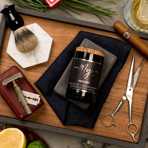 Mojo - Beer Bottle Candles - Barber Shop