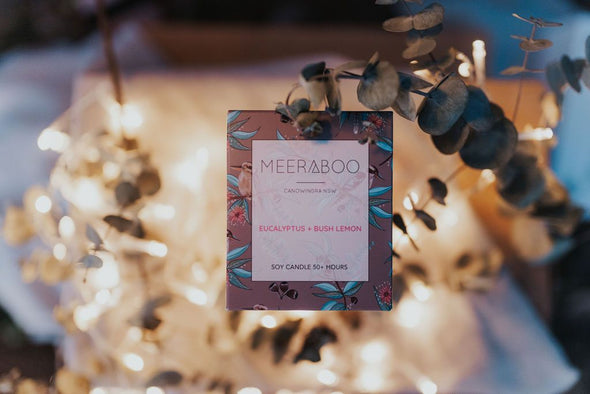 Meeraboo Eucalyptus Boxed Soy Candle