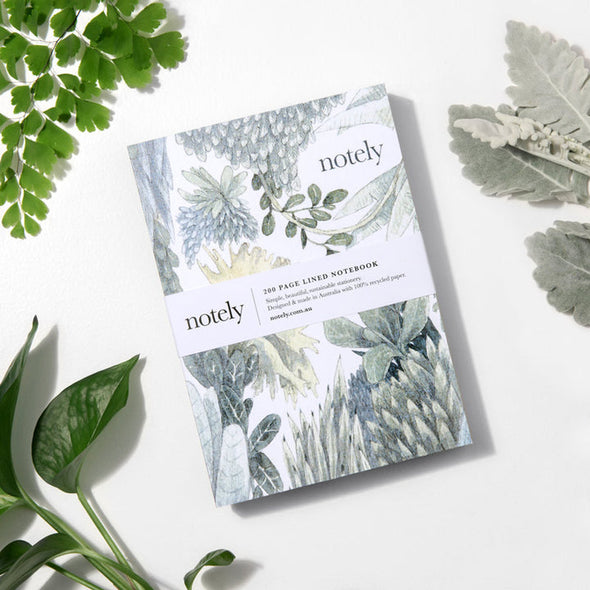 Notely - A6 - Botanical - (Lined Journal 200 pages)