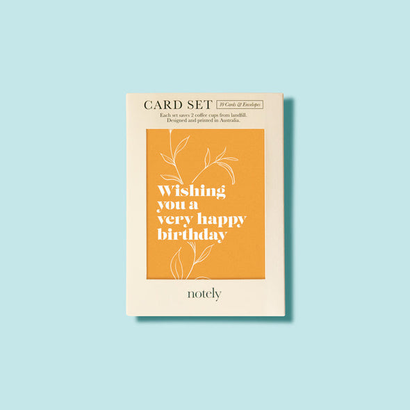 Notely - Occasional Card Set (Box of 10) - Cup Notes