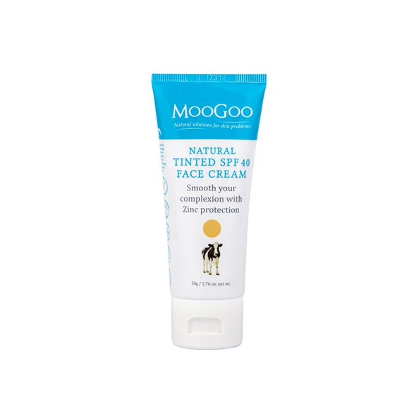 MooGoo Tinted SPF40 Face Cream - 50g